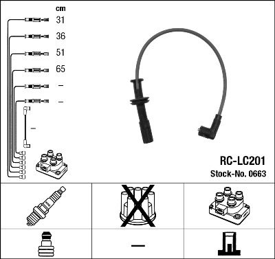 Ignition Cable Kit 0663