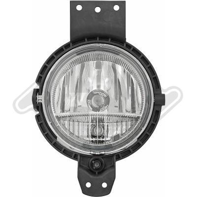 DIEDERICHS 1207288 Противотуманная фара для MINI MINI PACEMAN (R61)