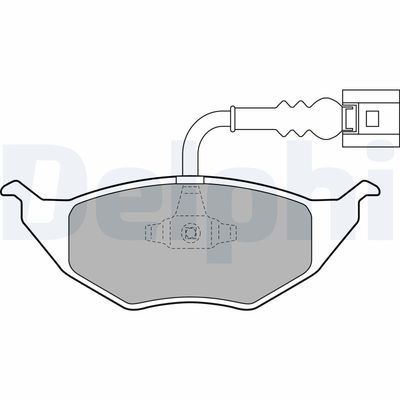 Brake Pad Set, disc brake LP1736