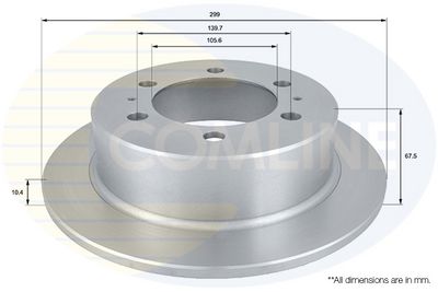 спирачен диск COMLINE ADC1016