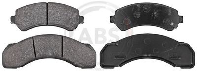 Zestaw klocków hamulcowych, hamulce tarczowe A.B.S. 38380