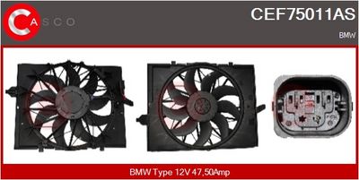 MOTOR ELECTRIC VENTILATOR CASCO CEF75011AS