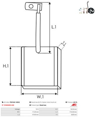 SUPORT PERII AS-PL PSX148149H 1