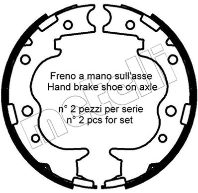 BREMSBACKENSATZ FESTSTELLBREMSE