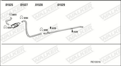 Изпускателна система WALKER RE10016