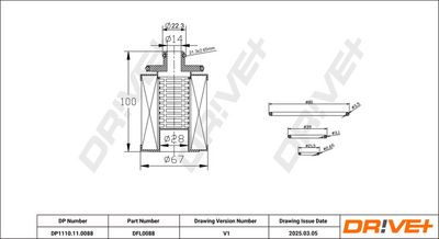 FILTRU ULEI DR!VE+ DP1110110088 6