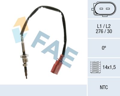 датчик, температура на изгорелите газове FAE 68148