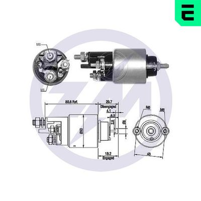 магнитен превключвател, стартер ERA ZM2708