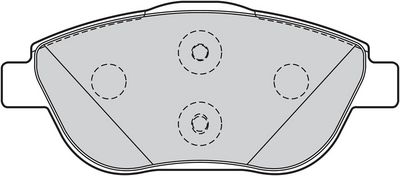 BREMSBELAGSATZ SCHEIBENBREMSE VALEO 302148 1