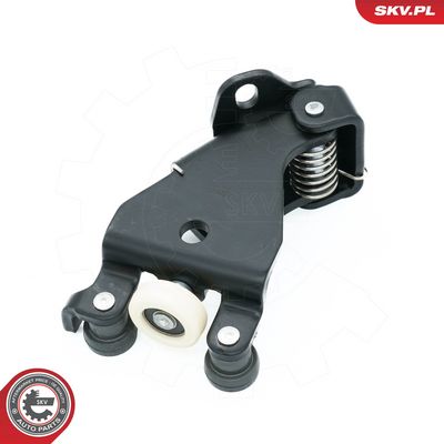 Ritinėlio kreiptuvas, atstumiamos durys