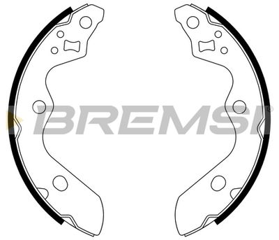 Комплект тормозных колодок BREMSI GF1112 для SUZUKI SWIFT