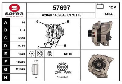 GENERATOR EAI 57697