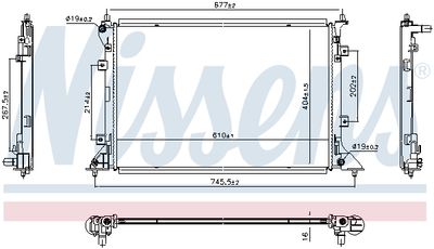 RADIATOR RACIRE MOTOR NISSENS 607104 4