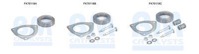 Zestaw montażowy, rura wydechowa BM CATALYSTS FK70118