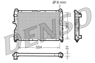 DENSO DRM09130 Крышка радиатора  для FIAT COUPE (Фиат Коупе)