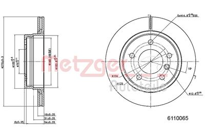 Brake Disc 6110065