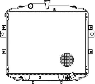 LUZAR LRc 0818 Крышка радиатора  для HYUNDAI PORTER (Хендай Портер)