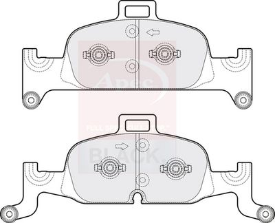 APEC Brake Pad Set, disc brake PAD2133B