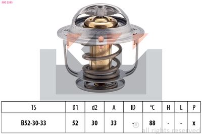 TERMOSTAT LICHID RACIRE