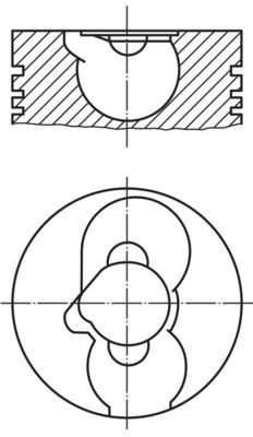 Zuiger - 2288220 - MAHLE