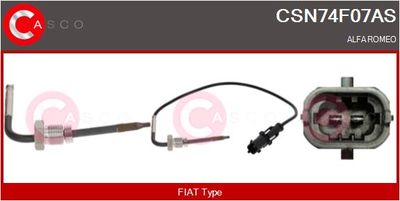 SENZOR TEMPERATURA GAZE EVACUARE