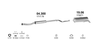 SISTEM DE ESAPAMENT POLMO POLMO01634