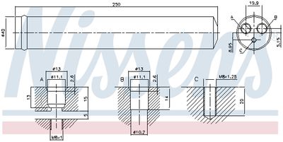 USCATOR AER CONDITIONAT NISSENS 95522 4