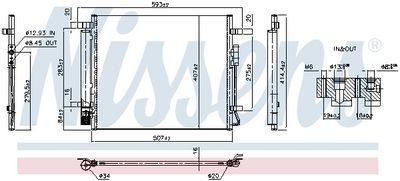 CONDENSATOR CLIMATIZARE NISSENS 941343 5