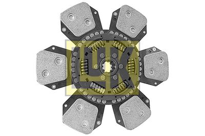 Koppelingsplaat/plaat keramiek (327mm aantal peddels: 6)