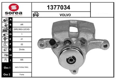 BREMSSATTEL SNRA 1377034