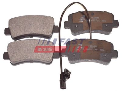 Sada brzdových destiček, kotoučová brzda FAST FT29538