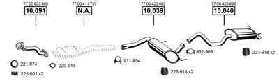 Układ wydechowy ASMET RE101770