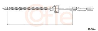 Cable Pull, parking brake 11.5464