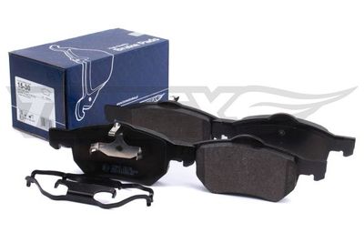 Sada brzdových platničiek kotúčovej brzdy (na jednu nápravu) TOMEX Brakes 1530