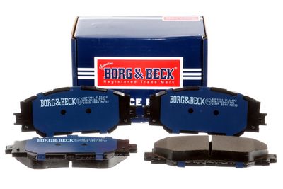комплект спирачно феродо, дискови спирачки BORG & BECK BBP1991
