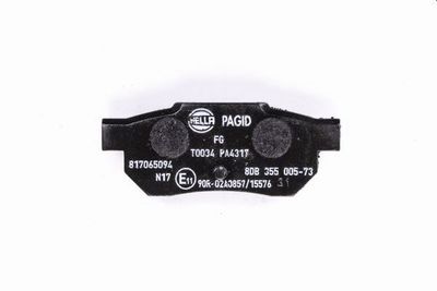 Brake Pad Set, disc brake 8DB 355 005-731