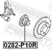 Wheel Hub 0282-P10R