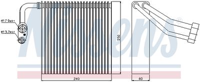 VERDAMPFER KLIMAANLAGE NISSENS 92195 4