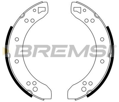 Комплект тормозных колодок BREMSI GF0198 для TRIUMPH 1300