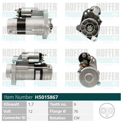 Startér HOFFER H5015867