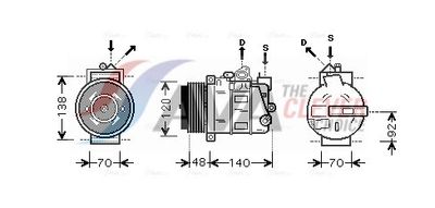 COMPRESOR CLIMATIZARE AVA Clever Choice MSAK393