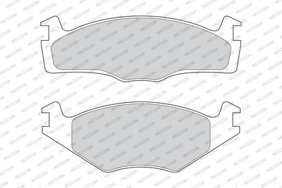 BREMSBELAGSATZ SCHEIBENBREMSE FERODO FDB1072 1