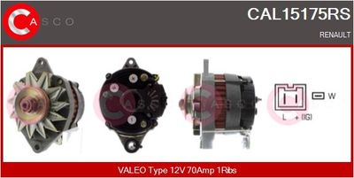 CASCO Generator Reman (CAL15175RS)