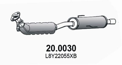 Катализатор ASSO 20.0030 для MAZDA 6