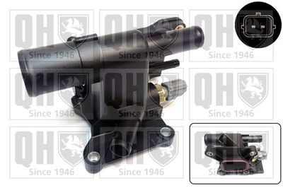 Фланец охлаждающей жидкости QUINTON HAZELL QTH1028CF для MAZDA 3