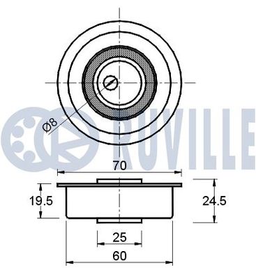 ROLA INTINZATOR CUREA DISTRIBUTIE RUVILLE 540312 1