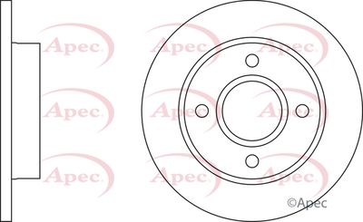 Brake Disc APEC DSK253