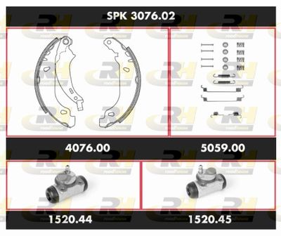 Bremsensatz, Trommelbremse