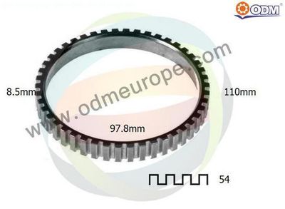 Multiparts 26-161001 Датчик АБС для ALFA ROMEO 166 (936_) 2.0 V6 (936A3___) Multiparts 26-161001 Датчик АБС для ALFA ROMEO 166 (936_) 2.0 V6 (936A3___)