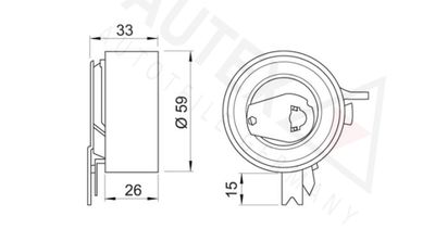 ROLA INTINZATOR CUREA DISTRIBUTIE AUTEX 641452 1